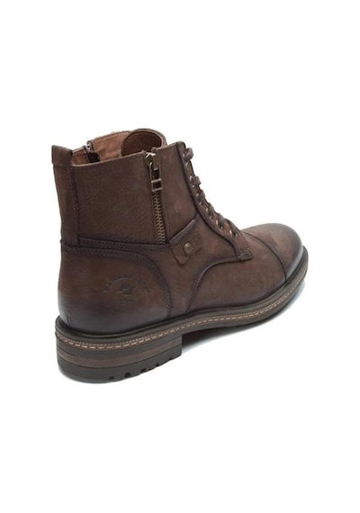 Hammer Jack 102 17400 Hakiki Deri Comfort Casual Fermuarlı Postal Bot Kahverengi
