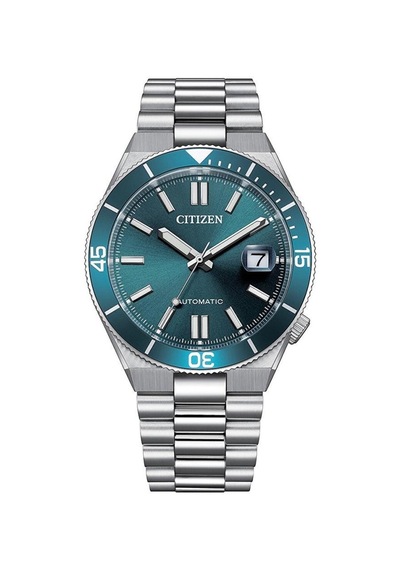 Citizen Tsuyosa Shore Petrol Blue Nj0231-56l Otomatik Erkek Kol Saati Metalik Gri