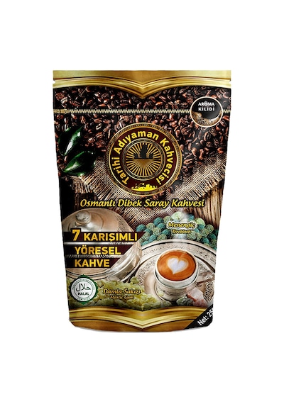 Tarihi Adıyaman Kahvecisi Osmanlı Dibek Saray Kahvesi 200 Gr X 3 Adet Öğütülmüş