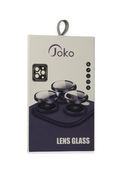 Cosmotex Joko Apple iPhone Uyumlu  15 Pro Max Pvd Metal Kamera Lens - Siyah
