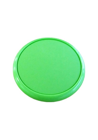 5 Adet Çocuk Odası Tekli Düğme Mobilya Kulp Çap 55 Mm Yeşil