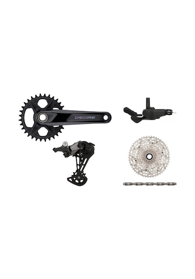 Shimano Deore M6100 1x12 Grupset 10/51 & 32t/175 Siyah