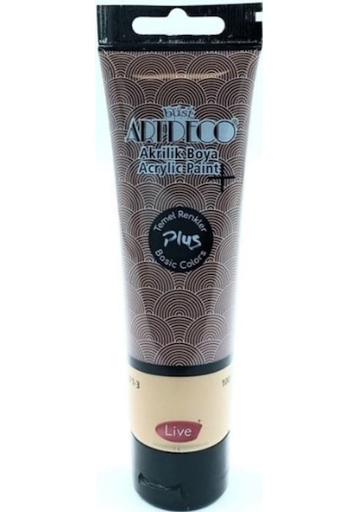 Plus Akrilik Boya 100ml Tüp 486 Toprak Kahve