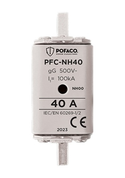 Pofaco Pfc-nh40 40a Nh 00 Boy Bıçaklı Sigorta