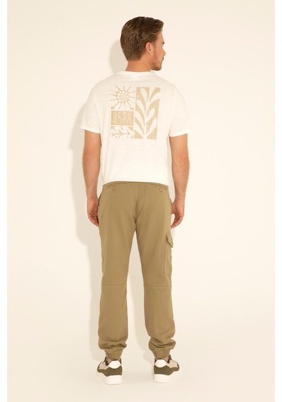 U.s. Polo Assn. Erkek Haki Pantolon Kanvas-chino 50283967-vr027 Haki