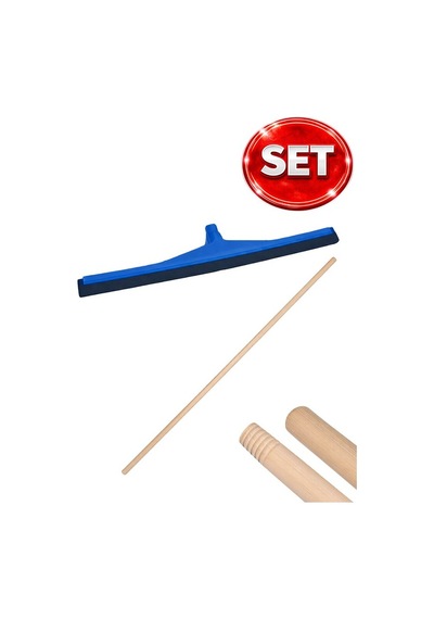 Yer Çekpas Standart Mavi Plastik + Sap Gürgen Vidalı Ahşap