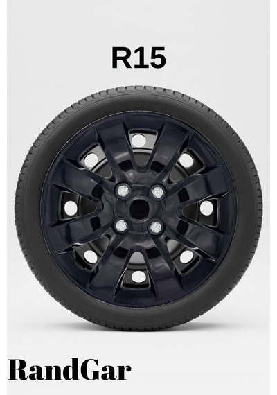 Seat Altea 15 İnç Jant Kapağı 4 Adet Siyah S102 Rand