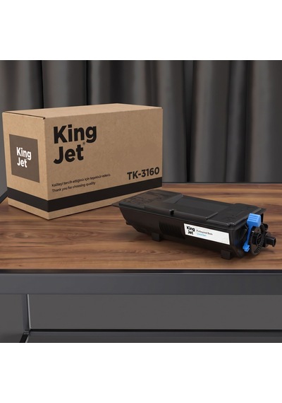 Kingjet Kyocera Uyumlu Tk-3160 Standart Kapasiteli Tekli Çipli Uyumlu  Toner Ecosys M3645dn