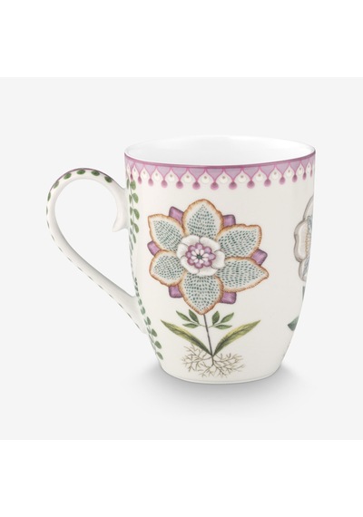 Mor Porselen Çay Fincan Seti 350 Ml