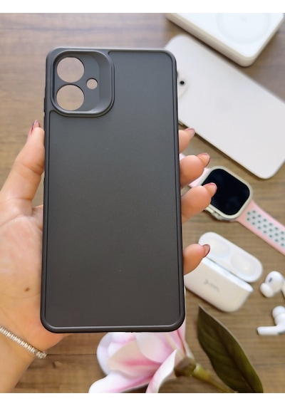 Samsung Galaxy A06 Uyumlu Kamera Korumalı Darbeye Dayanıklı Renk Atmayan Keep Silikon Kılıf Siyah
