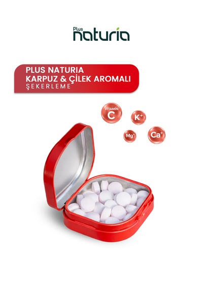 Karpuz Ve Çilek Aromalı Şekersiz Şekerleme