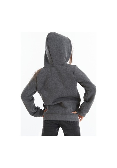 Denokids Şirin Tavşan Kız Sweatshirt Antrasit