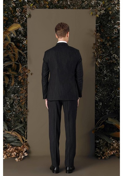 Efor Tk 884 Slim Fit Siyah Klasik Takım Elbise Siyah Efor Tk 884 Slim Fit Siyah Klasik Takım Elbise Siyah