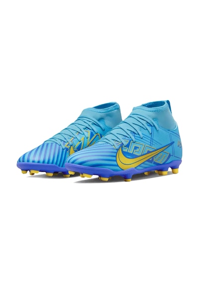 Nike Jr. Mercurial Superfly 9 Club Km Fg/mg Çocuk Krampon Dar Kalıp Mavi