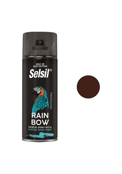 Selsil Tab-450 Kahverengi Sprey Boya 400ml- 12'li Paket