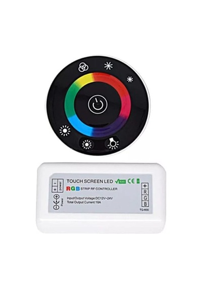 Rgb Led Dokunmatik (Touch) Rf Kumanda+Kontrol Paneli 12V-24V-18A
