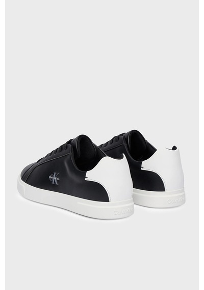 Calvin Klein Deri Logolu Sneaker Ayakkabı Hw0hw032950gm Bayan Ayakkabı Hw0hw03295 0gm Siyah