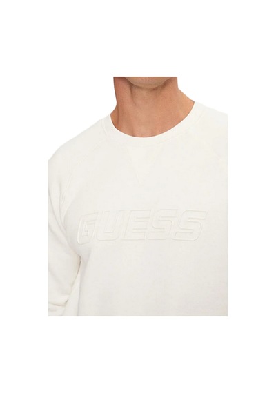 Guess Z4yq16k9v31 New Aldwin Cns Erkek Sweatshirt Ekru