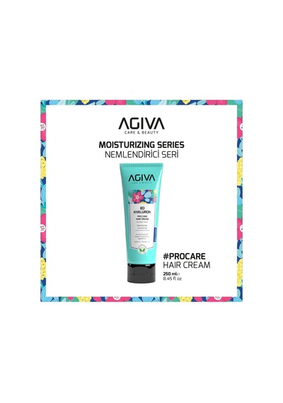 Agiva 8d Hyaluron Pro Care Niacinamid, Badem Yağı İçeren Saç Kremi 250 Ml