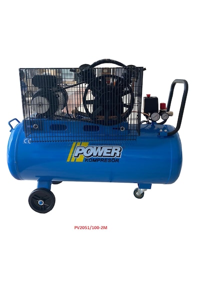 Power PV2051/100- 2M 100 Litre 2 Hp 220 Volt 8 Bar Pistonlu Kompresör
