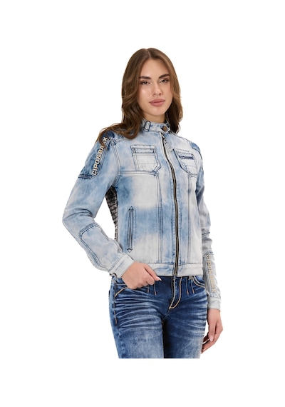 Wj233 Kadın Kot Ceket Modern Kesim & Şık Detaylarla Trend Görünüm Iceblue