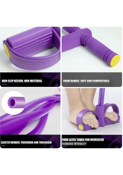 Body Trimmer Direnç Lastiği Egzersiz Lastiği Spor Aleti Kürek Çek