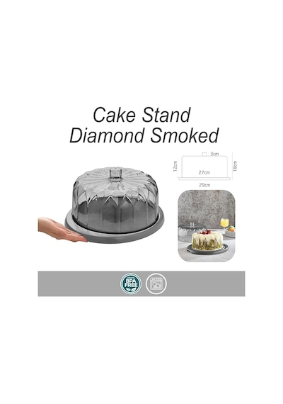 Vip Ahmet Diamond Kek Fanusu, Füme Çok Renkli