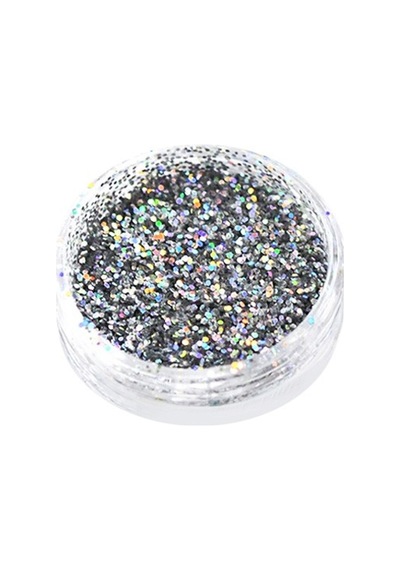 Glitter Tozu Spektr Mıx G12 5 Gr - Holografik Gümüş Zeminli Nail Art Simi