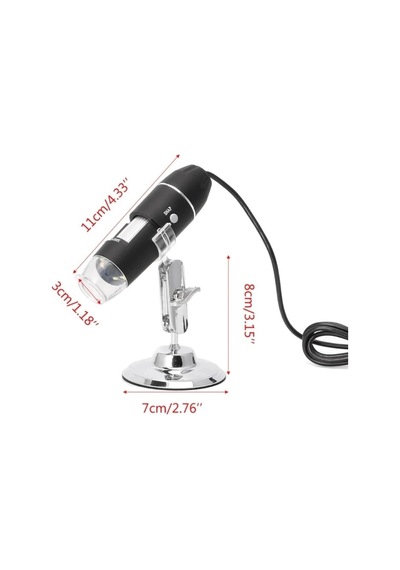 Nikula-1600x Usb Dijital Mikroskop Kamera Endoskop 8led Teknik İnceleme Fonksiyonel Cihaz