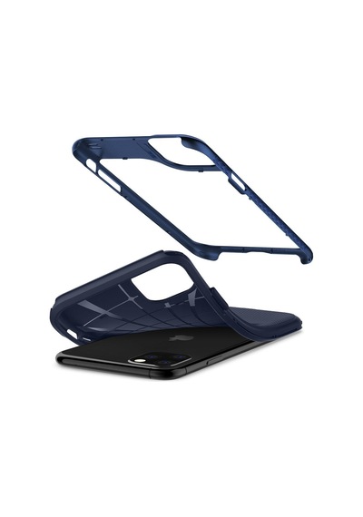 Spigen Apple Uyumlu iPhone 11 Pro İle Kılıf Hybrid Nx Denim Blue