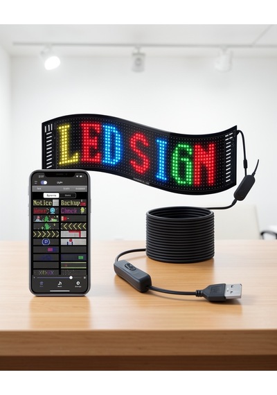 Led Matrix Panel 60cm Rgb Esnek