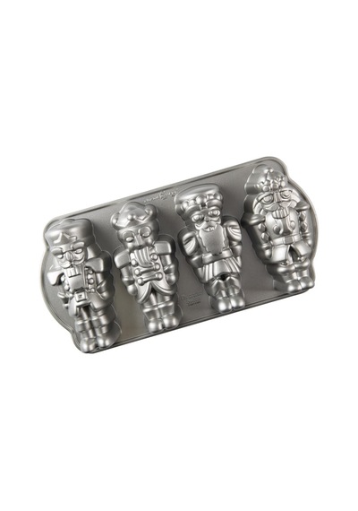 Nordic Ware Pişirme Kalıbı Nutcracker Cakelet Pan Alüminyum Gri, 35,6 Cm X 17,5 Cm, Nw 92977 Sku: Smg8690010552303 Açık Gri