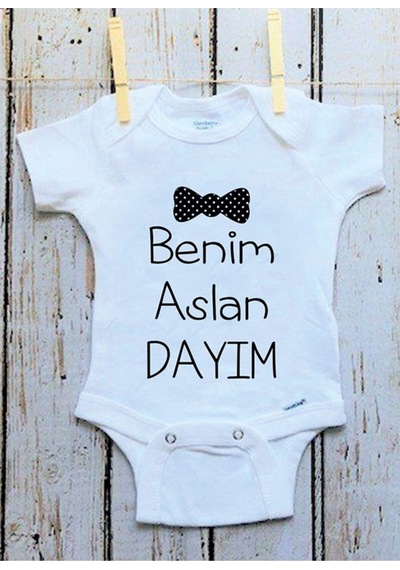 Tuğbababy Baby Dayıya Özel Zıbın Kız Erkek (533427513) Beyaz