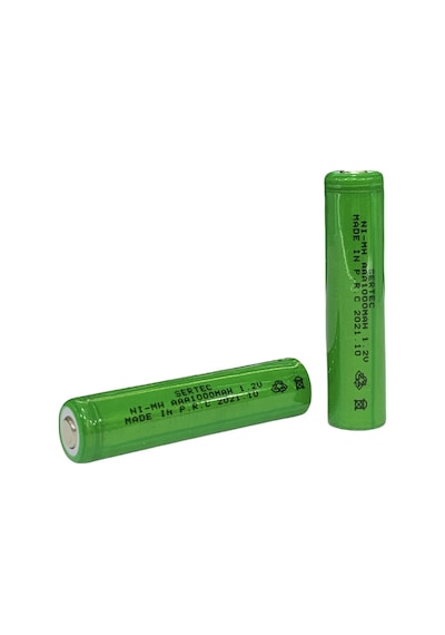 1.2v 1000 Mah - Aaa - Ni-mh Şarjlı Pil - Başsız / Flat Head Evimdeyokyok