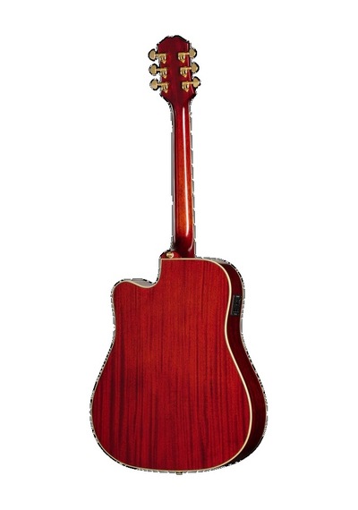 Epiphone Hummingbird Standard Ec Elektro Akustik Gitar Cherry Sunburst