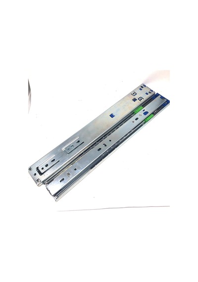 Minnes Bas Aç Teleskopik Çekmece Rayı H46mm - 45cm Gri