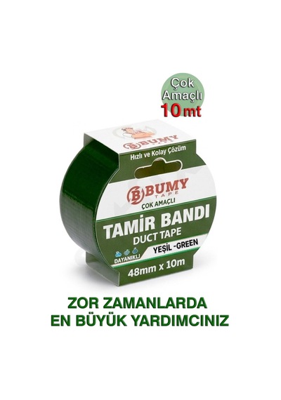 Bumy Tamır Bandı 48mmx10m Yesıl