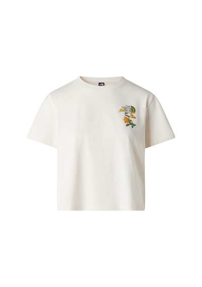 The North Face Flora Embroidered Regular Graphic Kadın Tişört C-the0a8g9qqlıqlı Beyaz