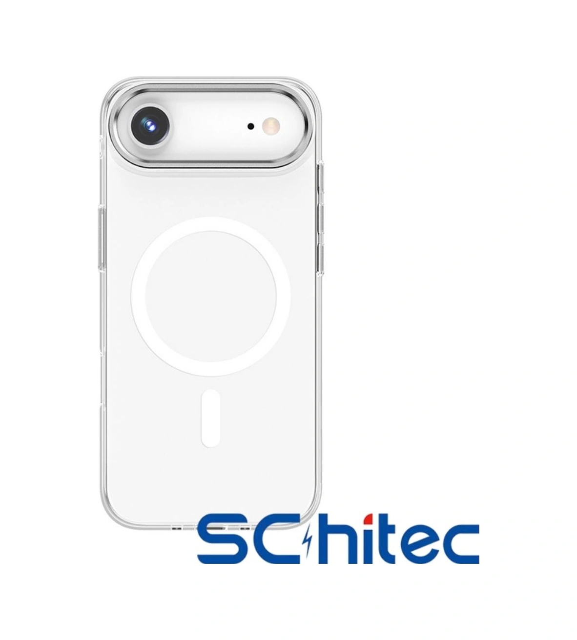Schitec Apple Uyumlu iPhone 17 Air Magsafe Özellikli Şeffaf Kılıf