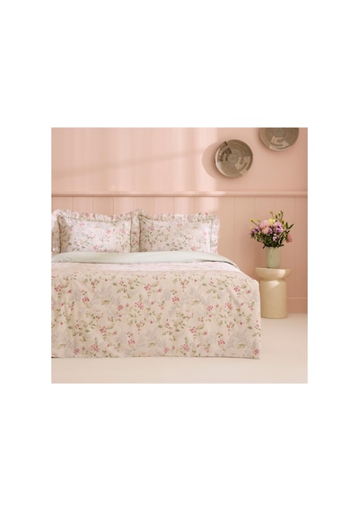 Kaşmir Home Papillon %100 Pamuk Çift Kişilik Nevresim Takımı Çağla