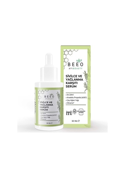 Bee'o Apibeauty Sivilce Ve Yağlanma Karşıtı Serum, 30 Ml