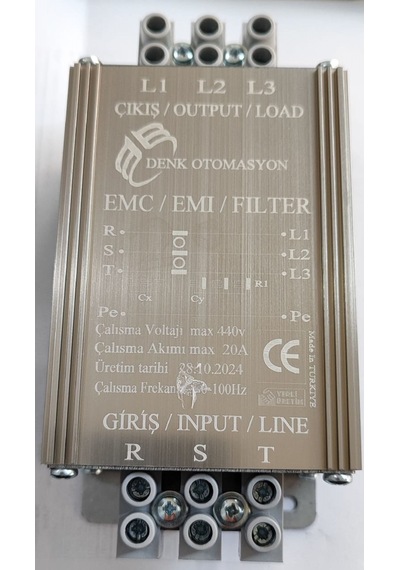 Denk Dp20 ,3-faz 380v/20a Emc Filtre