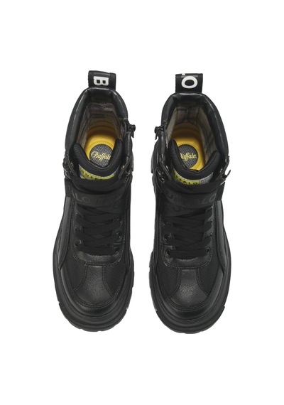 Oxford Klasik Kadın 1622077 Buffalo Aspha Com1 - Vegan Nappa/nylon - Black Siyah