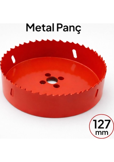 Metal 127 Mm Panç Delme Aparatı Dayanıklı Metal Gövde Profesyonel Kullanım İçin Uyumlu
