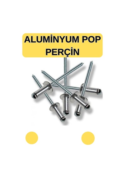 Pop Perçin 4x12mm - Aluminyum Perçin- 100 Adet
