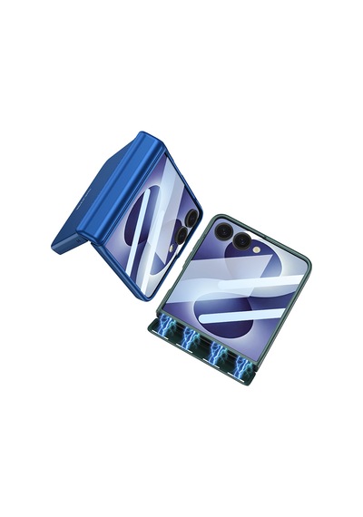 Galaxy Uyumlu Z Flip 8 Kılıf Pazarplus M-magnet Kılıf Siyah