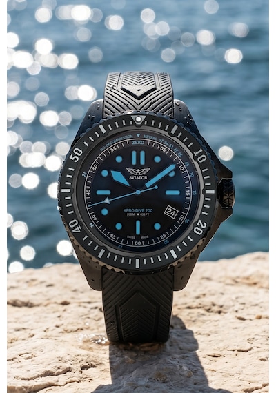 Xpro Dive 200 Erkek Kol Saati 42.8 Mm Safir Cam 20atm Siyah Silikon Kayışlı Mavi Detaylı Dalış Saati Siyah - 872620306 Siyah Xpro Dive 200 Erkek Kol Saati 42.8 Mm Safir Cam 20atm Siyah Silikon Kayışlı Mavi Detaylı Dalış Saati Siyah - 872620306 Siyah