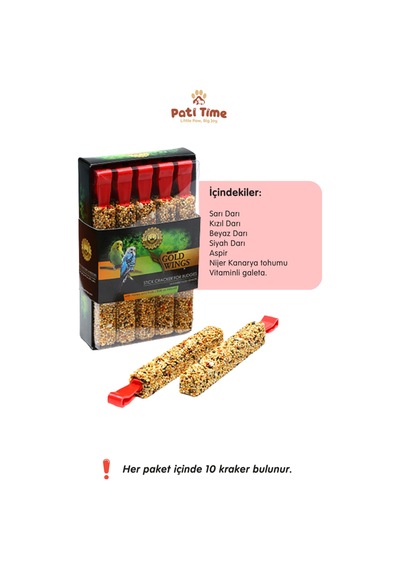 3lü Set - Premium Muhabbet Kuşu Yemi 1 Kg + 10lu Ballı Meyv. Kraker + Multivitamin 20 Ml