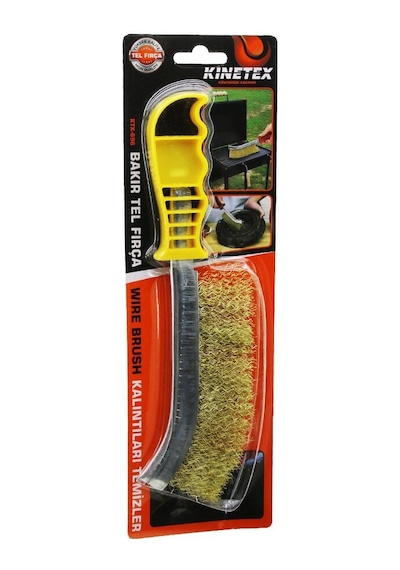 Kinetex Ktx-696 Tel Fırça Dar Saplı Vakumlu- 12'li Paket