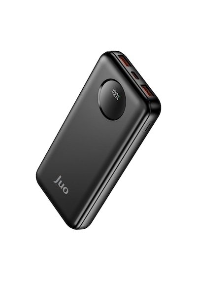 10000mah 22.5w Dijital Led Ekranlı Taşınabilir Hızlı Şarj Cihazı Powerbank Siyah
